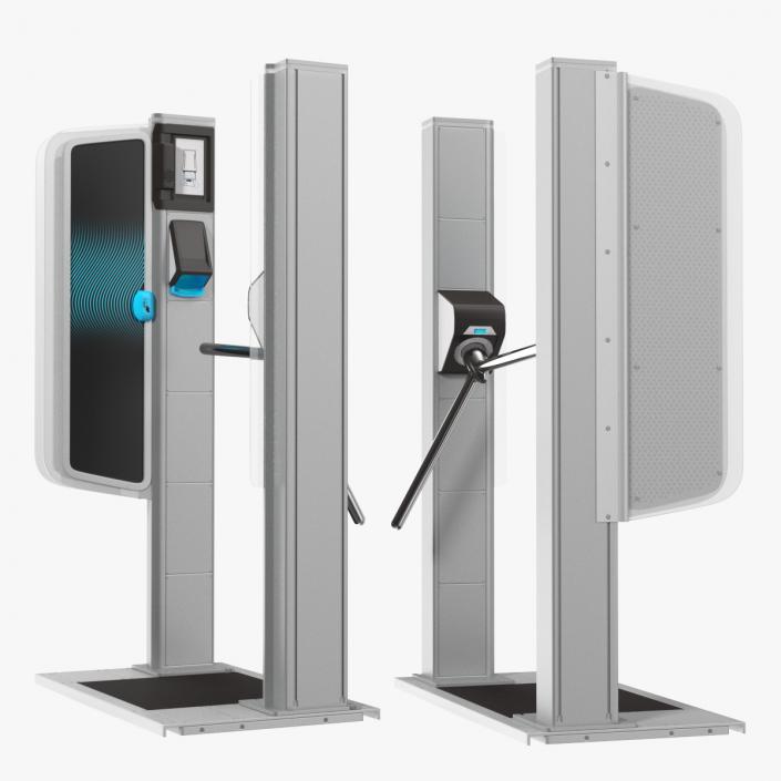 3D model Smart Gate Turnstile