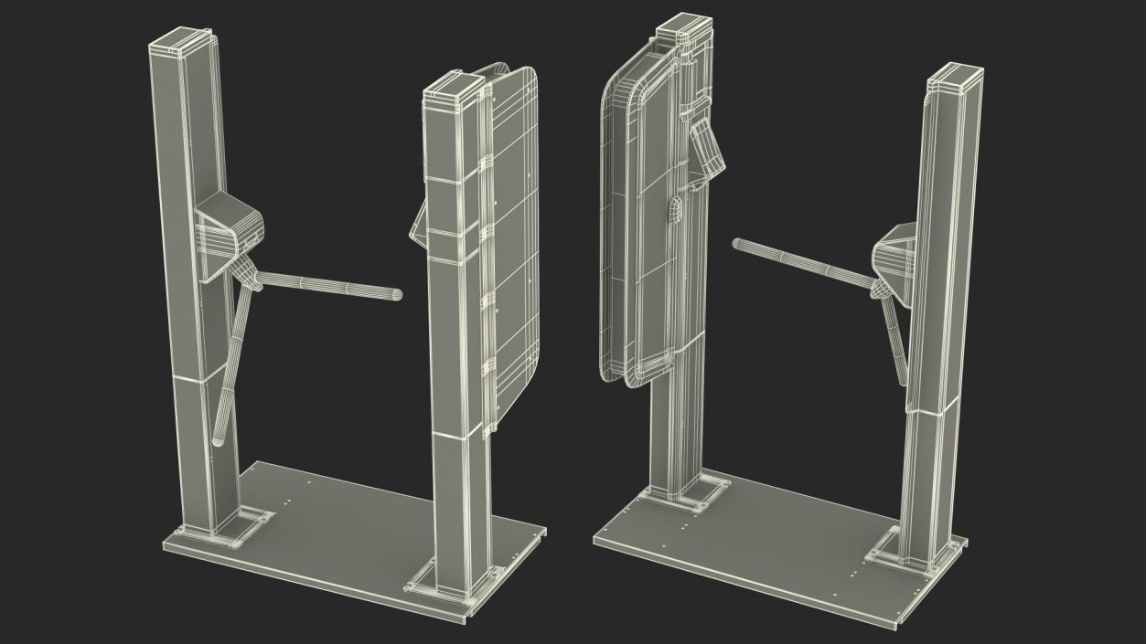 3D model Smart Gate Turnstile