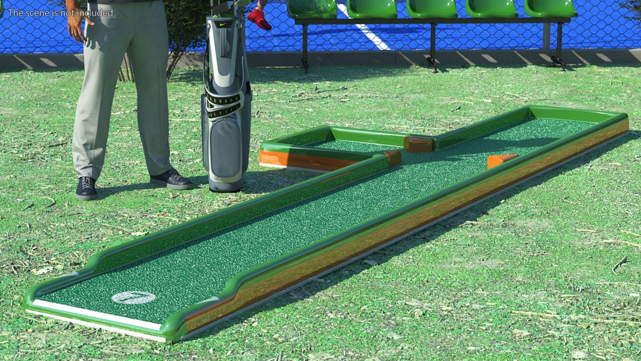 Minigolf 35 Portable Course Hole 7 3D model