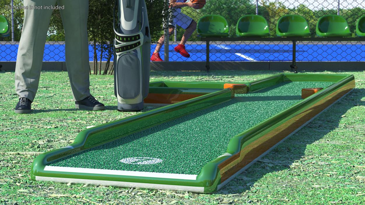 Minigolf 35 Portable Course Hole 7 3D model