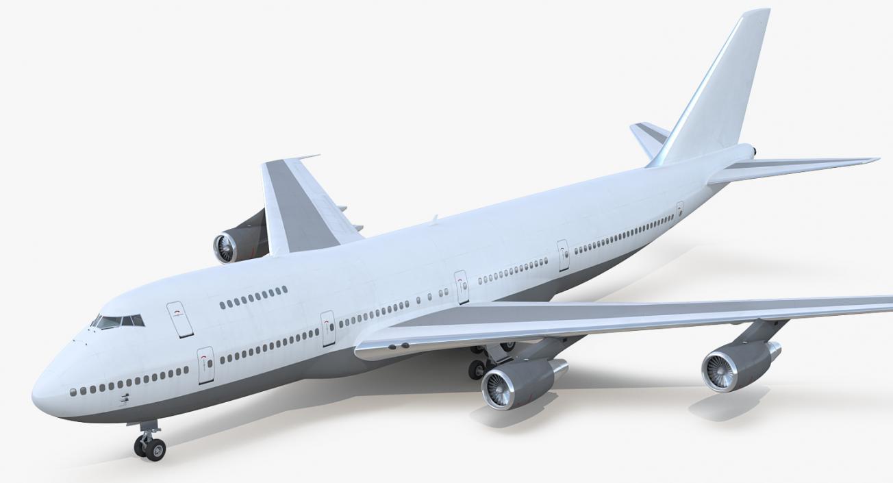 3D model Boeing 747-200B Generic Rigged