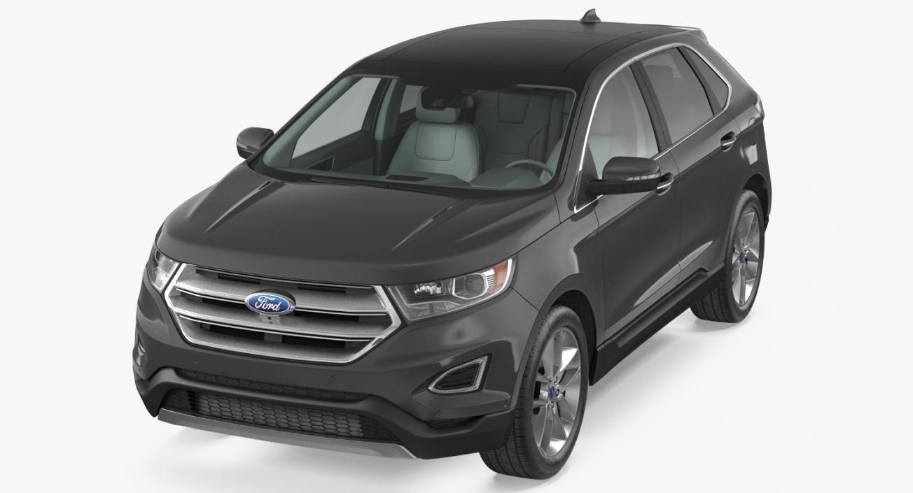 3D model Ford Edge 2015 Simple Interior