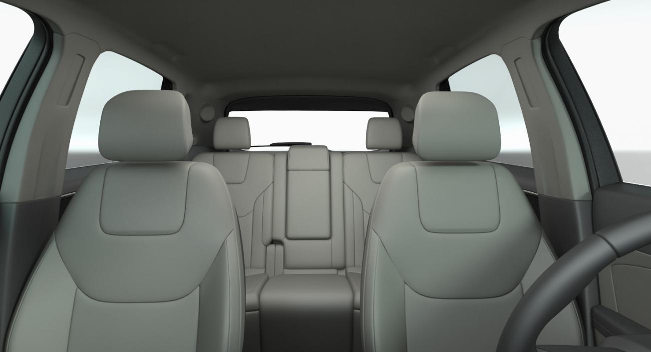 3D model Ford Edge 2015 Simple Interior