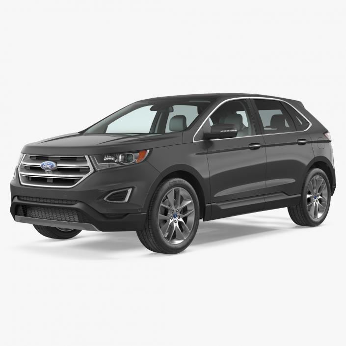 3D model Ford Edge 2015 Simple Interior