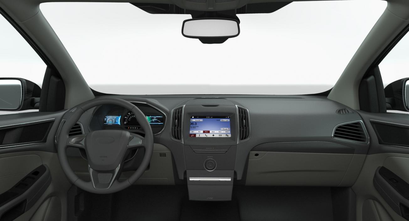 3D model Ford Edge 2015 Simple Interior