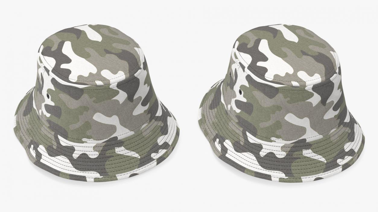 3D Camouflage Bucket Hat