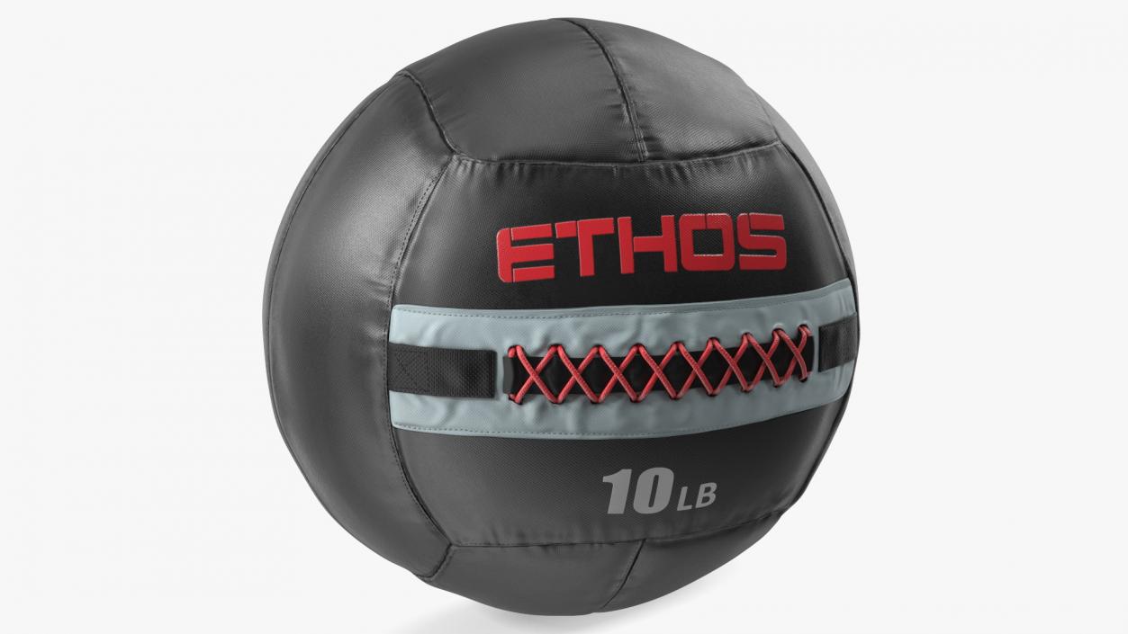 10 LB Fitness Medicine Ball 3D