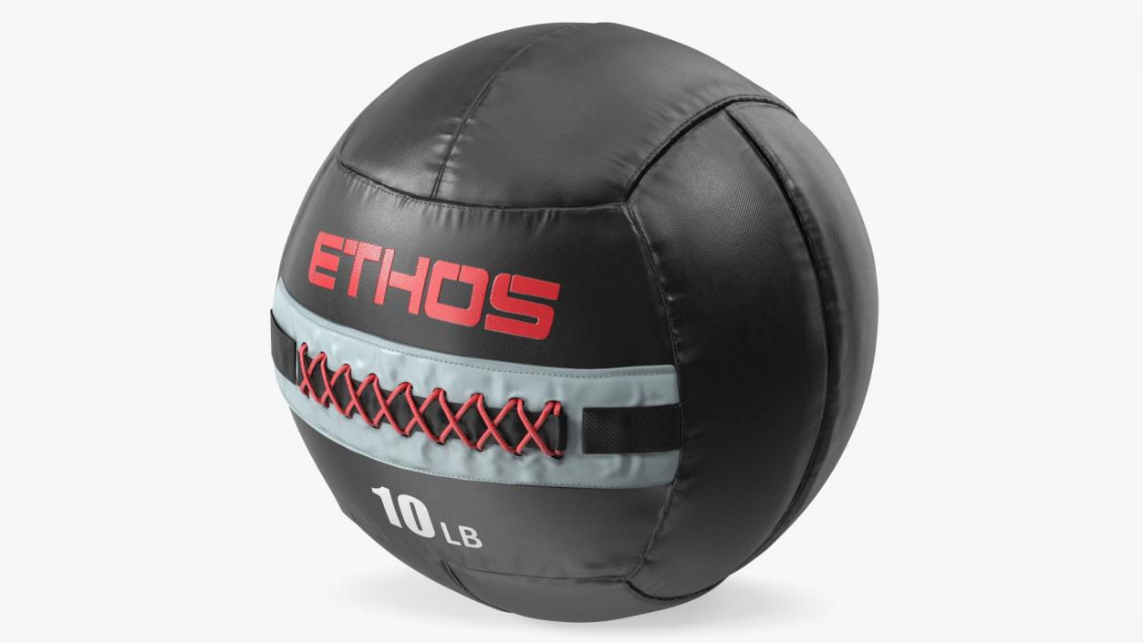 10 LB Fitness Medicine Ball 3D