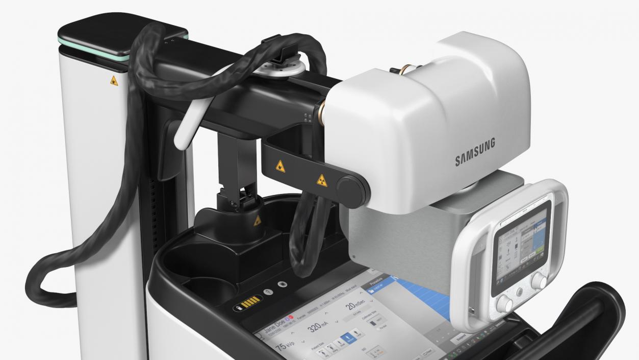 3D Digital Radiography System Samsung AccE GM85 Rigged