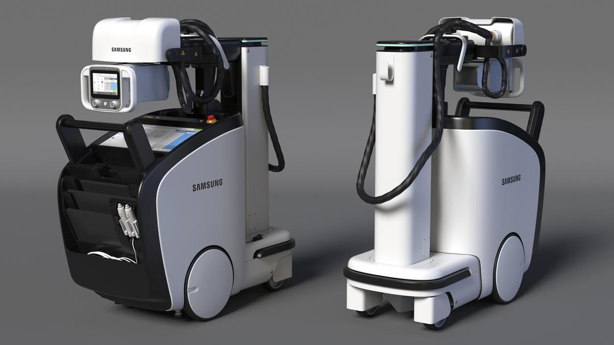 3D Digital Radiography System Samsung AccE GM85 Rigged