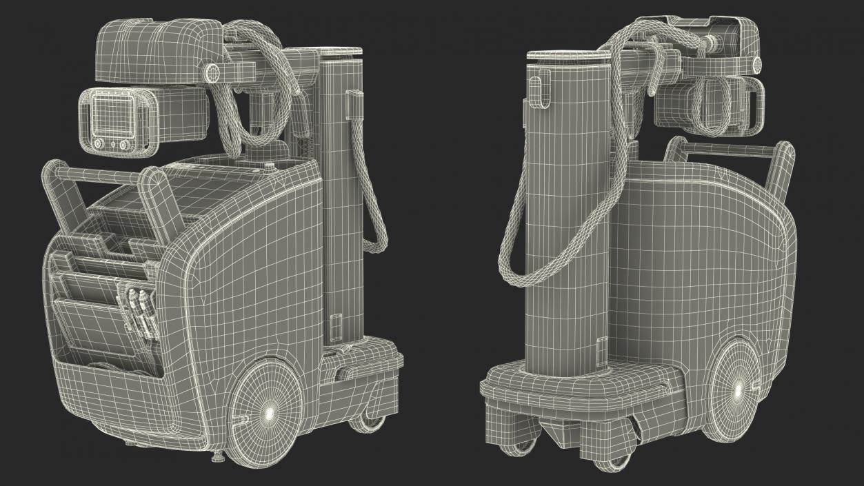 3D Digital Radiography System Samsung AccE GM85 Rigged