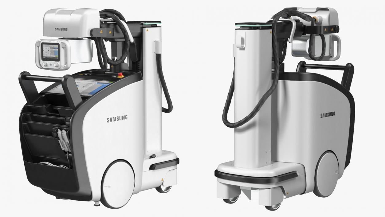 3D Digital Radiography System Samsung AccE GM85 Rigged