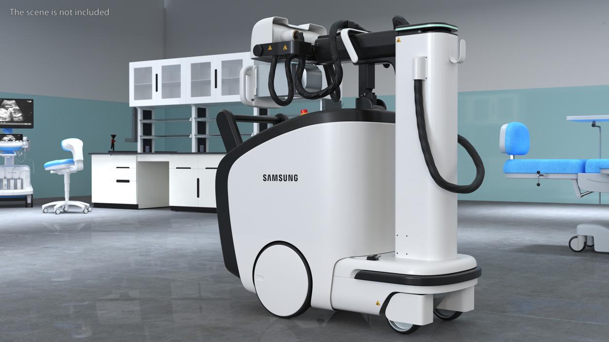 3D Digital Radiography System Samsung AccE GM85 Rigged