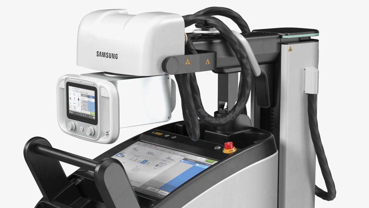 3D Digital Radiography System Samsung AccE GM85 Rigged