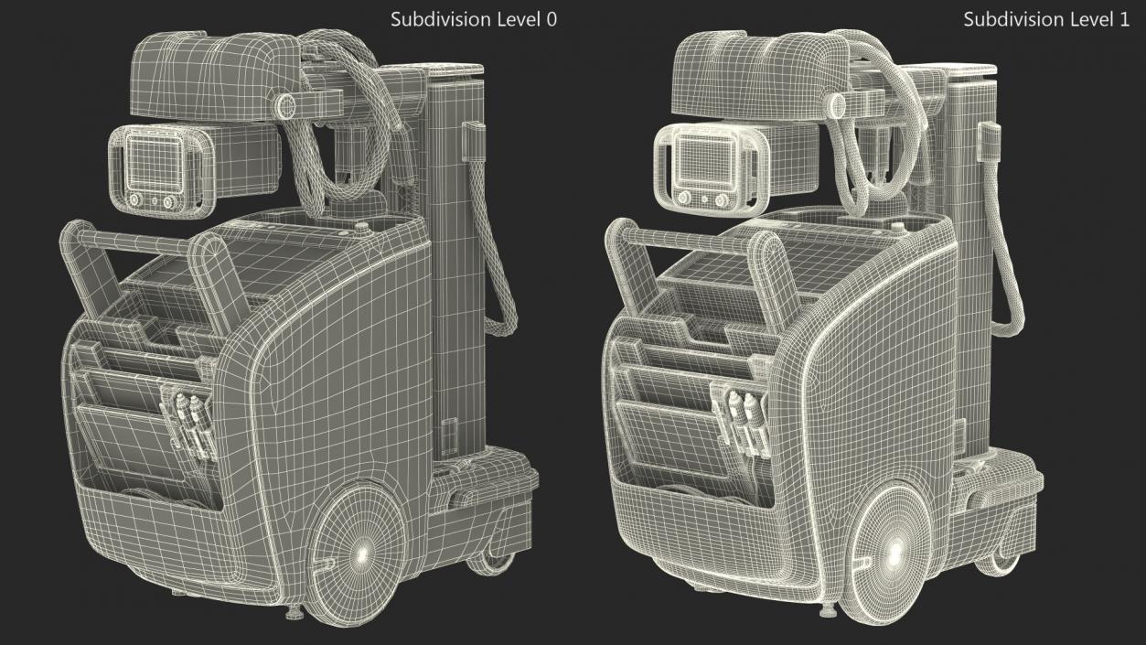 3D Digital Radiography System Samsung AccE GM85 Rigged