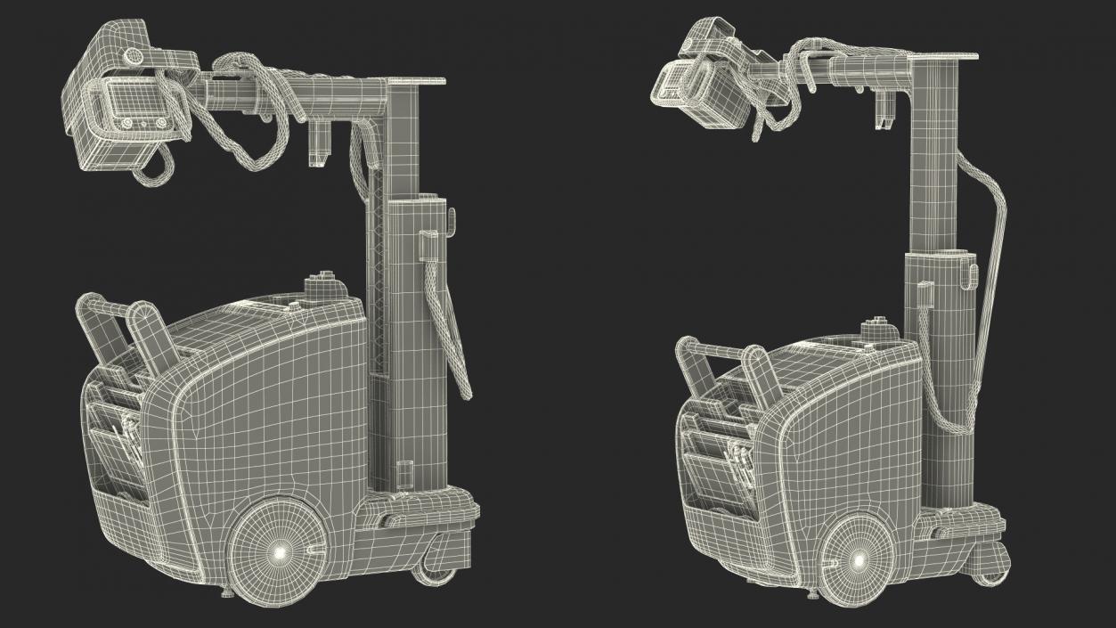 3D Digital Radiography System Samsung AccE GM85 Rigged