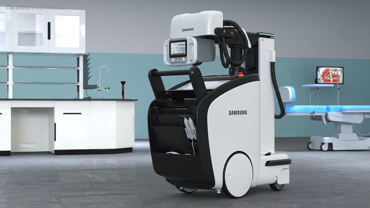 3D Digital Radiography System Samsung AccE GM85 Rigged