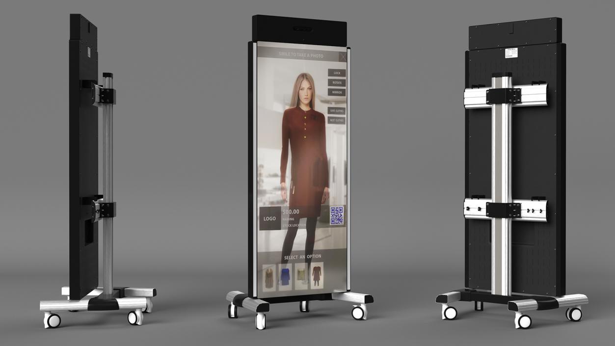 3D Woman with Virtual Dressing Mirror 2