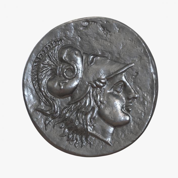 3D Greek Ancient Coin model