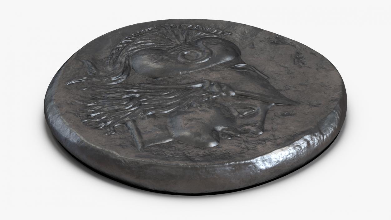 3D Greek Ancient Coin model