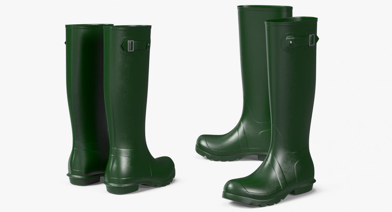 Waterproof Boots Collection 3D