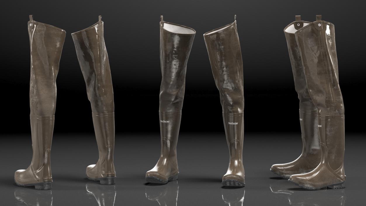 Waterproof Boots Collection 3D