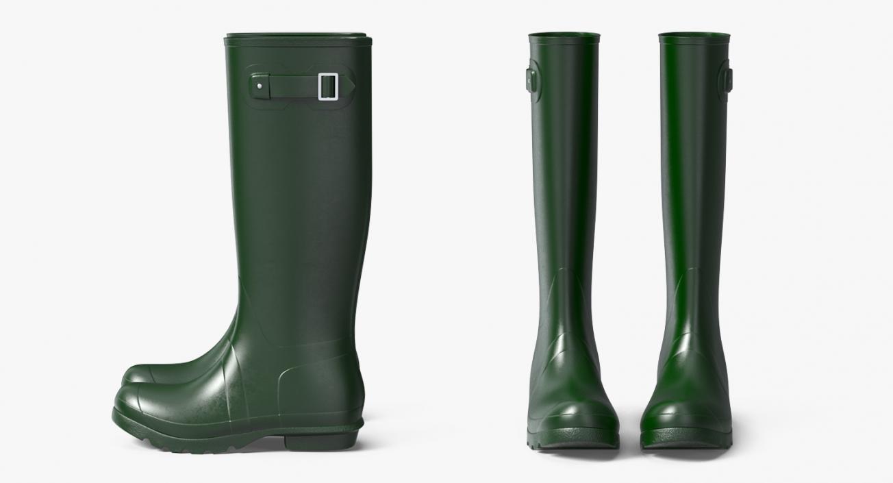 Waterproof Boots Collection 3D