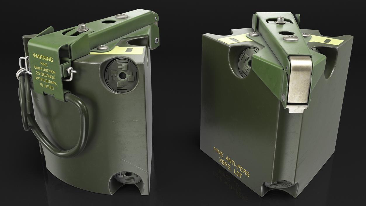 3D model M86 Pursuit Deterrent Munition Land Mine