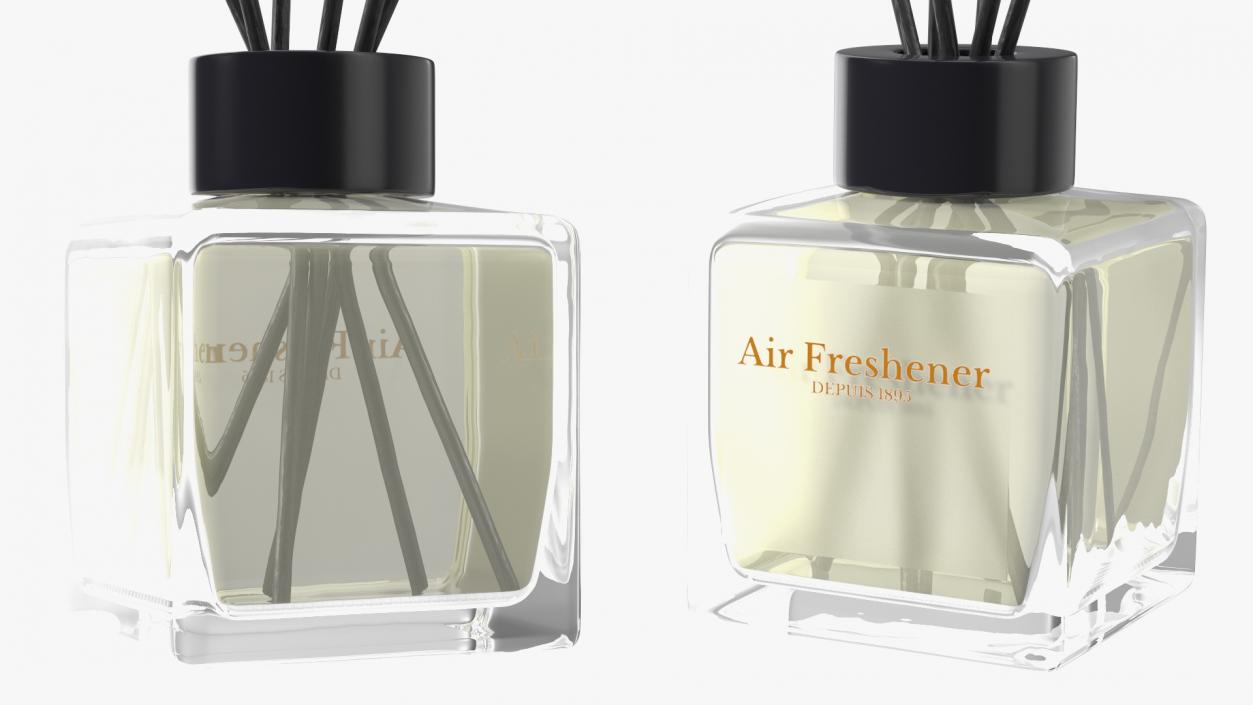 3D Stick Air Freshener Transparent