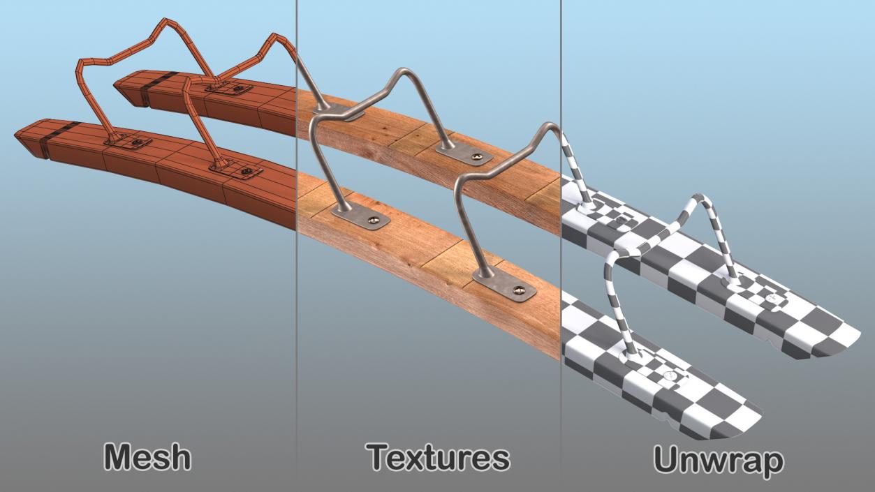 3D model Wooden Wine Racks Collection 2