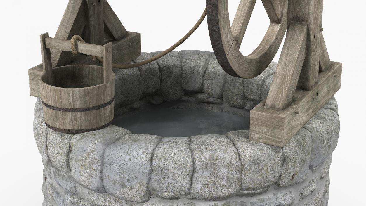 3D Stone Water Well