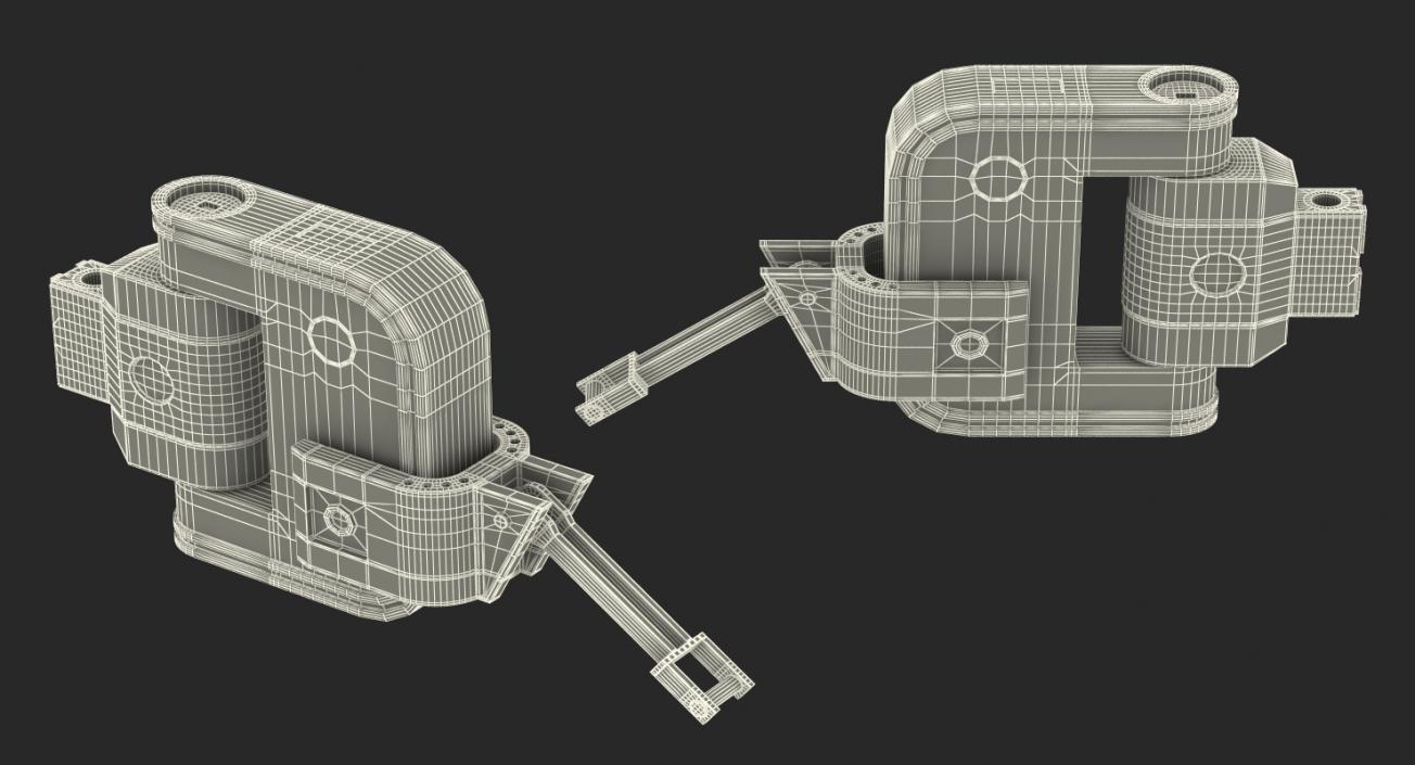 3D model Anodized Industrial Joints Set