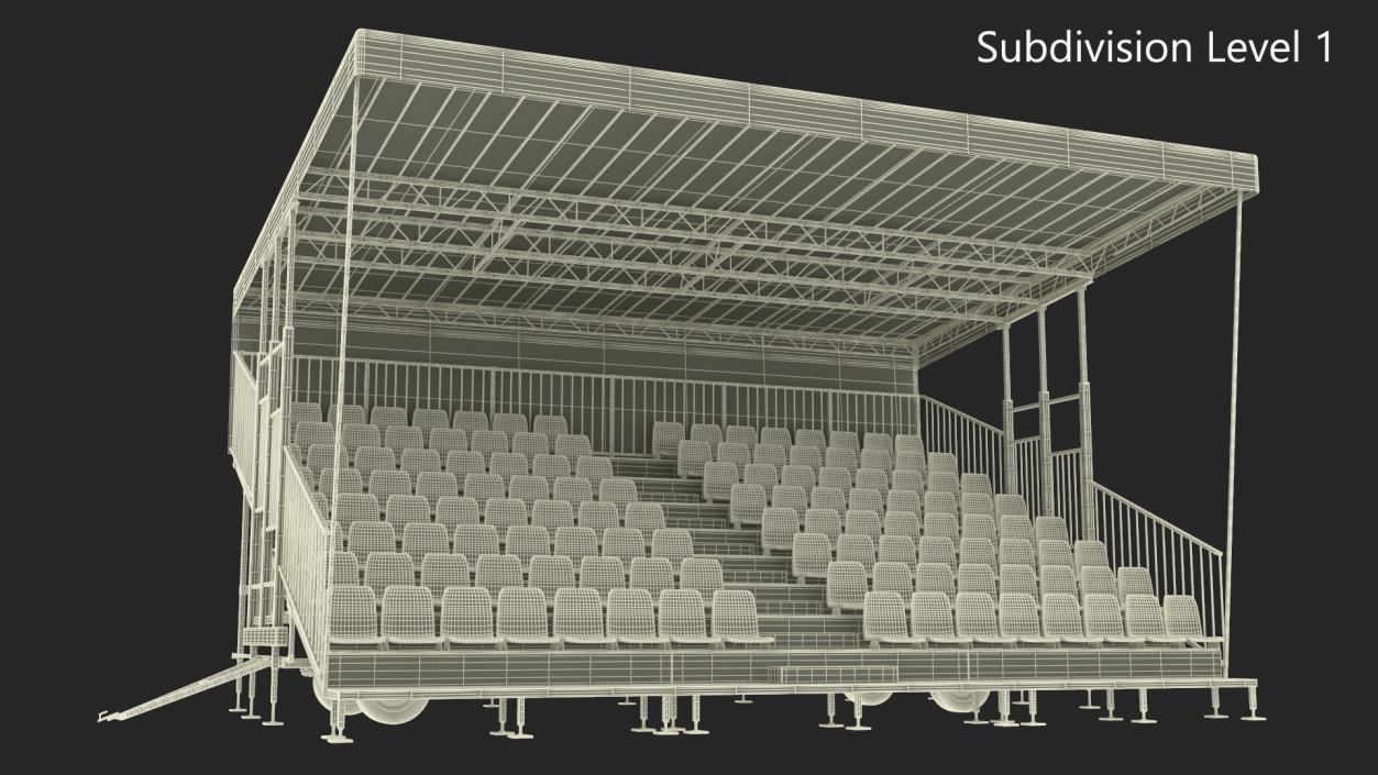 Mobile Grandstand 2 3D model