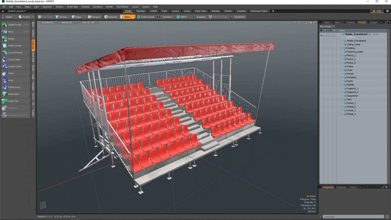 Mobile Grandstand 2 3D model