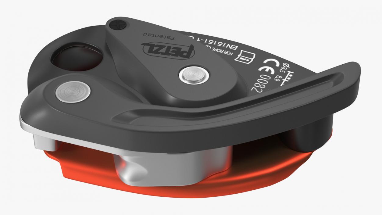 Descender Gri Gri Petzl Red 3D