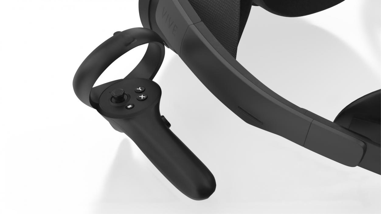 HTC Vive XR Elite with Controllers 3D model