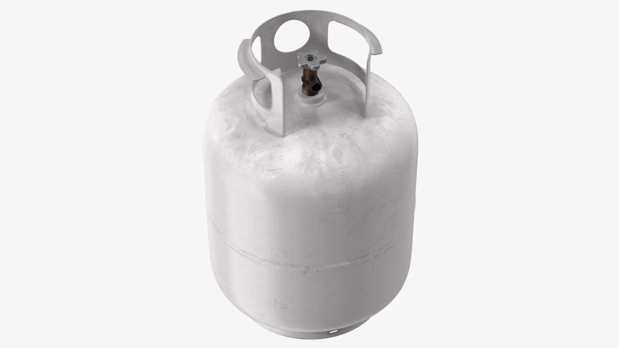 Small Gas Cylinder Dusty 3D model