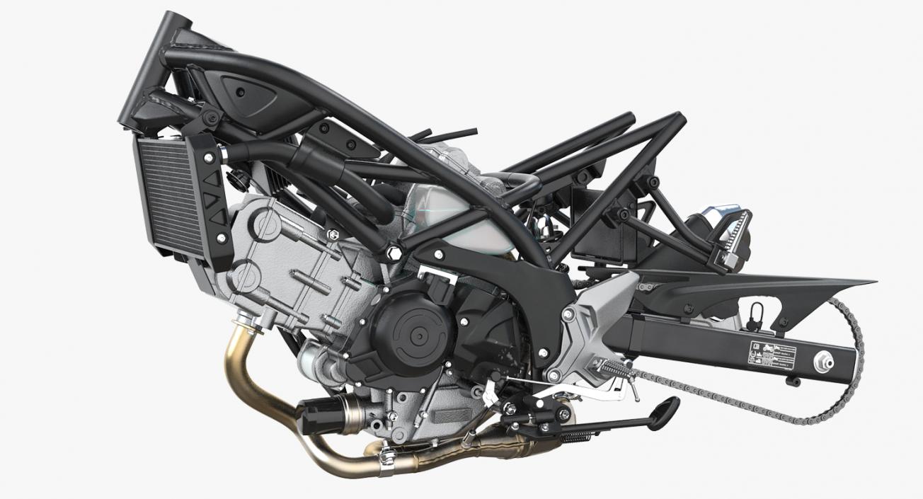 3D Motorcycle Engines Collection 2