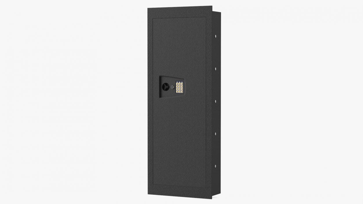 Long Gun Wall Safe with Electronic Lock 3D model