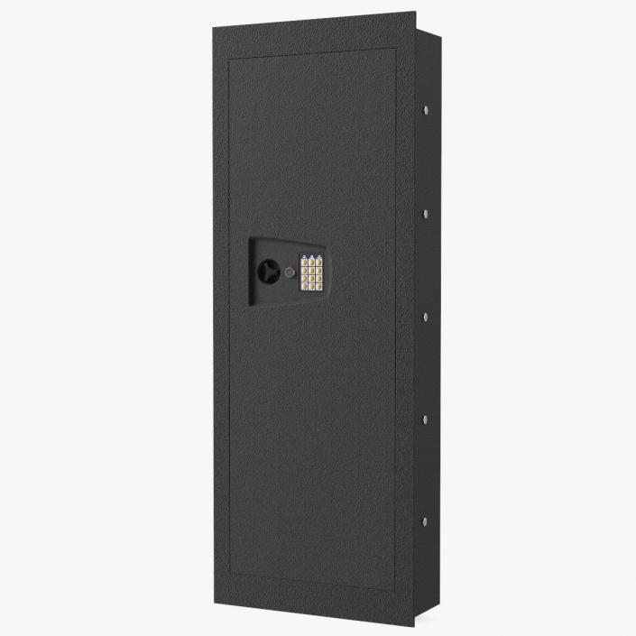 Long Gun Wall Safe with Electronic Lock 3D model