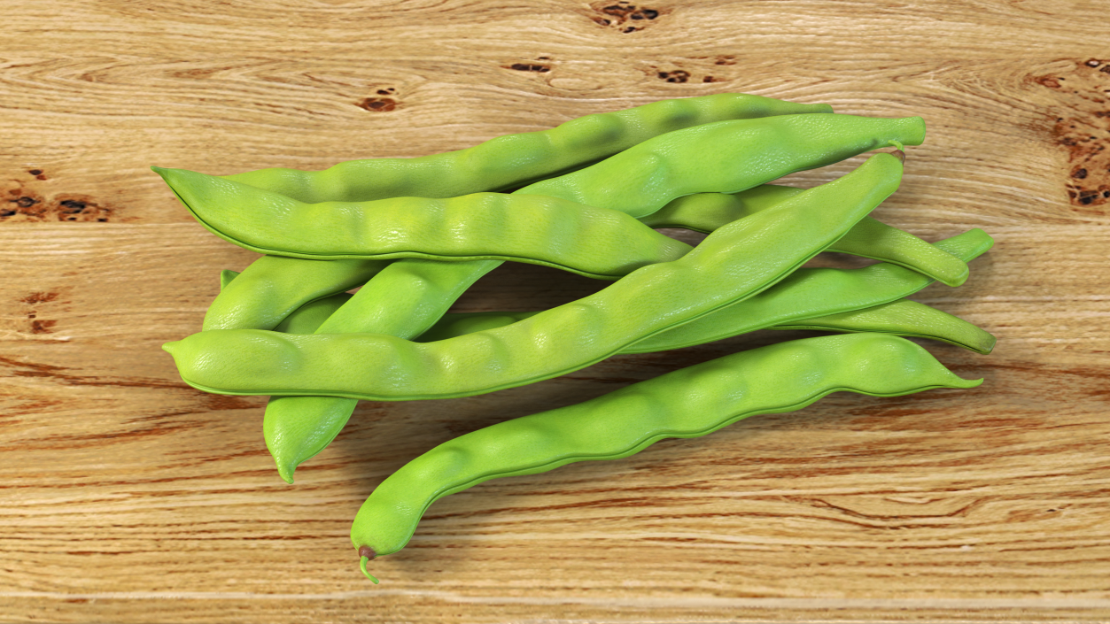 3D model Flat Beans