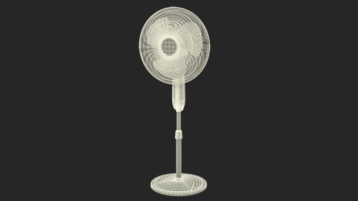 3D model Floor Fan Honeywell Black