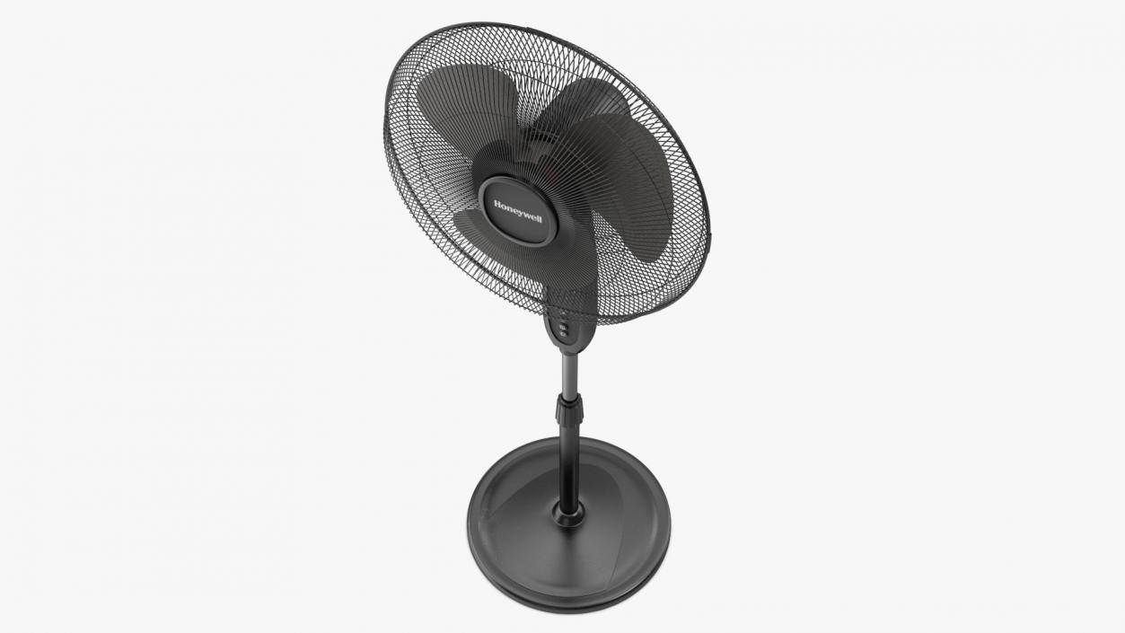 3D model Floor Fan Honeywell Black