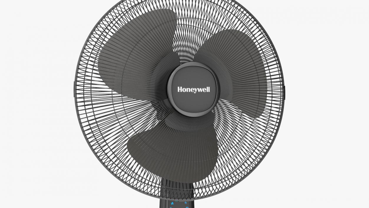 3D model Floor Fan Honeywell Black