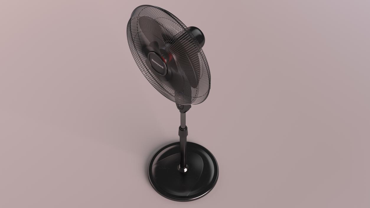 3D model Floor Fan Honeywell Black