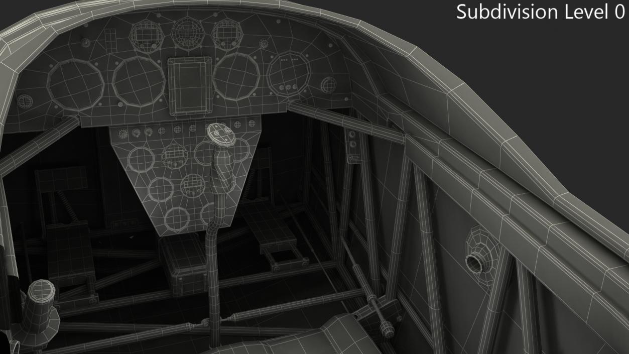 3D Aerobatic Aircraft Cockpit