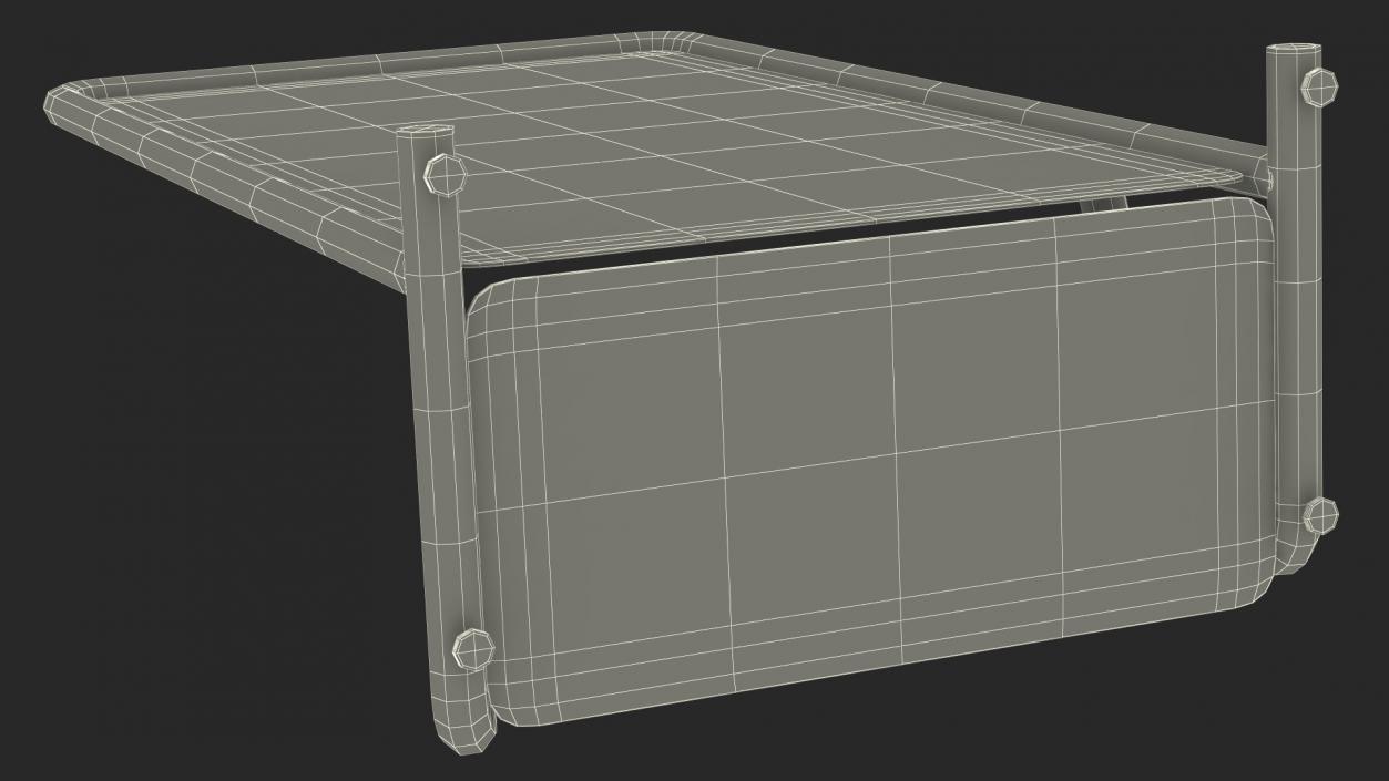 3D model Luggage Check Airport Unit Old