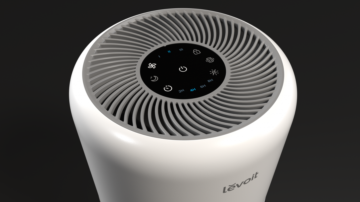 3D model Levoit White Air Purifier