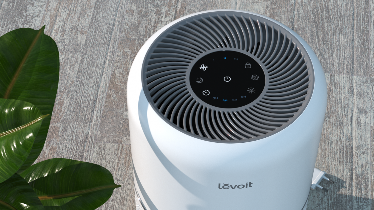 3D model Levoit White Air Purifier