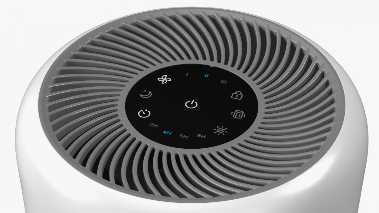 3D model Levoit White Air Purifier